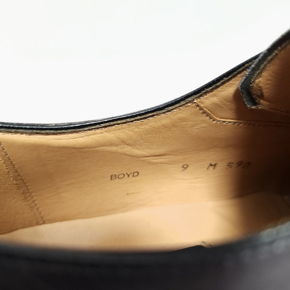 Mezlan Boyd Mens Crocodile Calfskin Shoes Size 9 M Grey Made In Spain - Picture 5 of 10